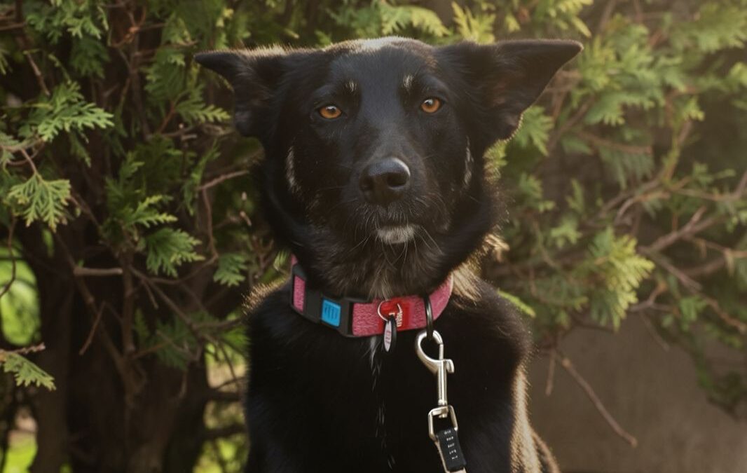 Milla- 11-month-old knee-height girl- Ukraine war dog-arrival 15 May