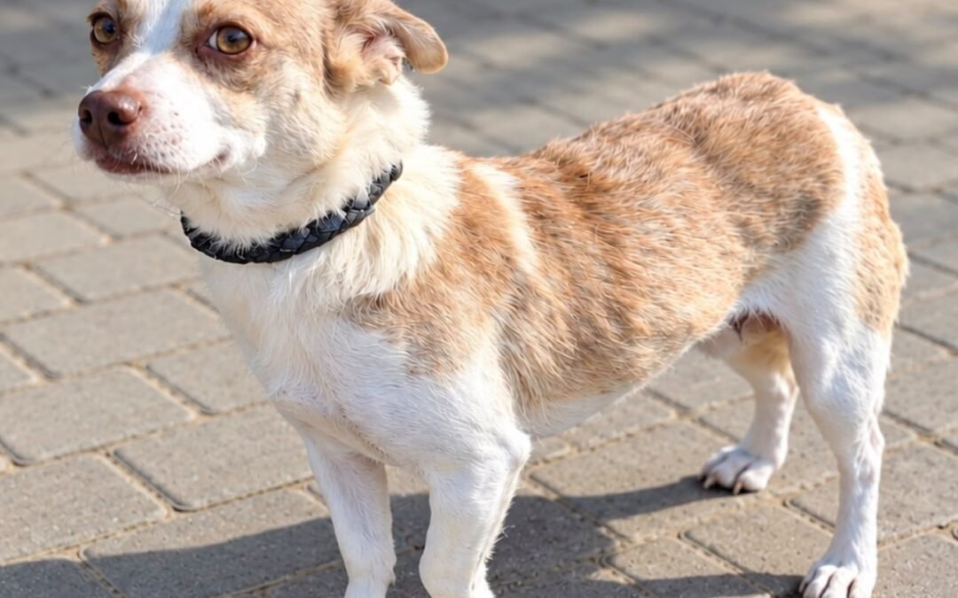 Tilly – 2 year-old very small girl- Ukraine war dog – arrival 2 October